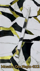 MOSAICO ORO NEGRO - 4112
