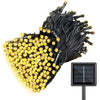 Luces navidad panel solar 100 led