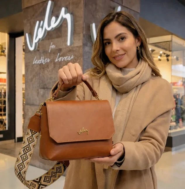 Bolso Carriel Vélez de Cuero Premium - Últimas Unidades