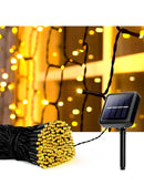 Luces navidad panel solar 100 led